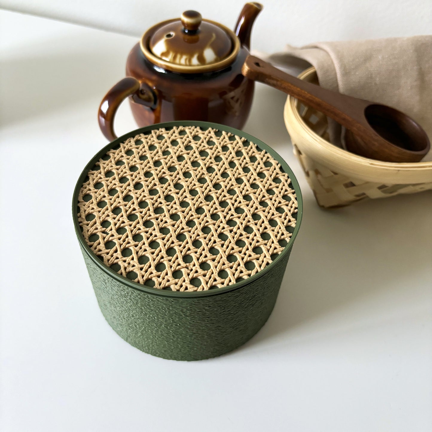 COZI Canister and Coaster Set