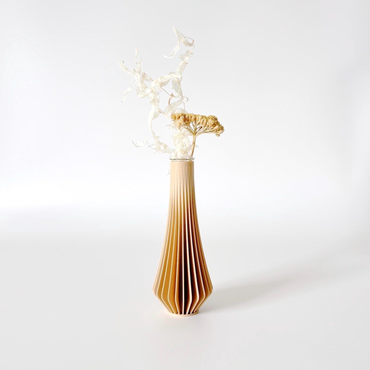 Minimalist Flower Bud Vase / Modern Table Centerpiece / 3D Printed / KANJI Vase