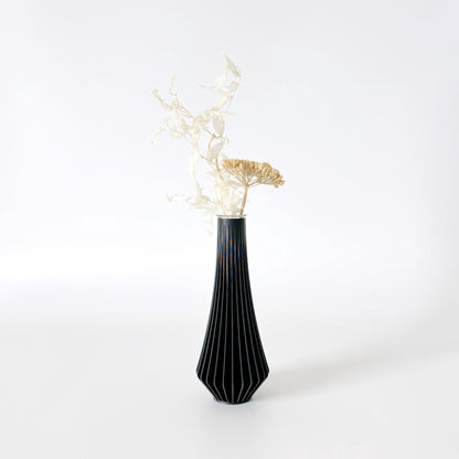 Minimalist Flower Bud Vase / Modern Table Centerpiece / 3D Printed / KANJI Vase