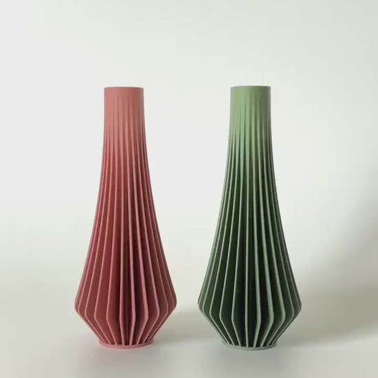 Minimalist Flower Bud Vase / Modern Table Centerpiece / 3D Printed / KANJI Vase