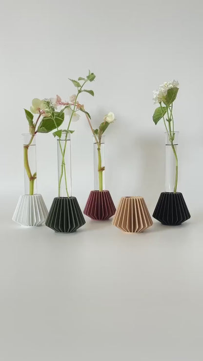 Propagation Station / Minimalist Floral Bud Vase / 3D Printed / HANOK Mini